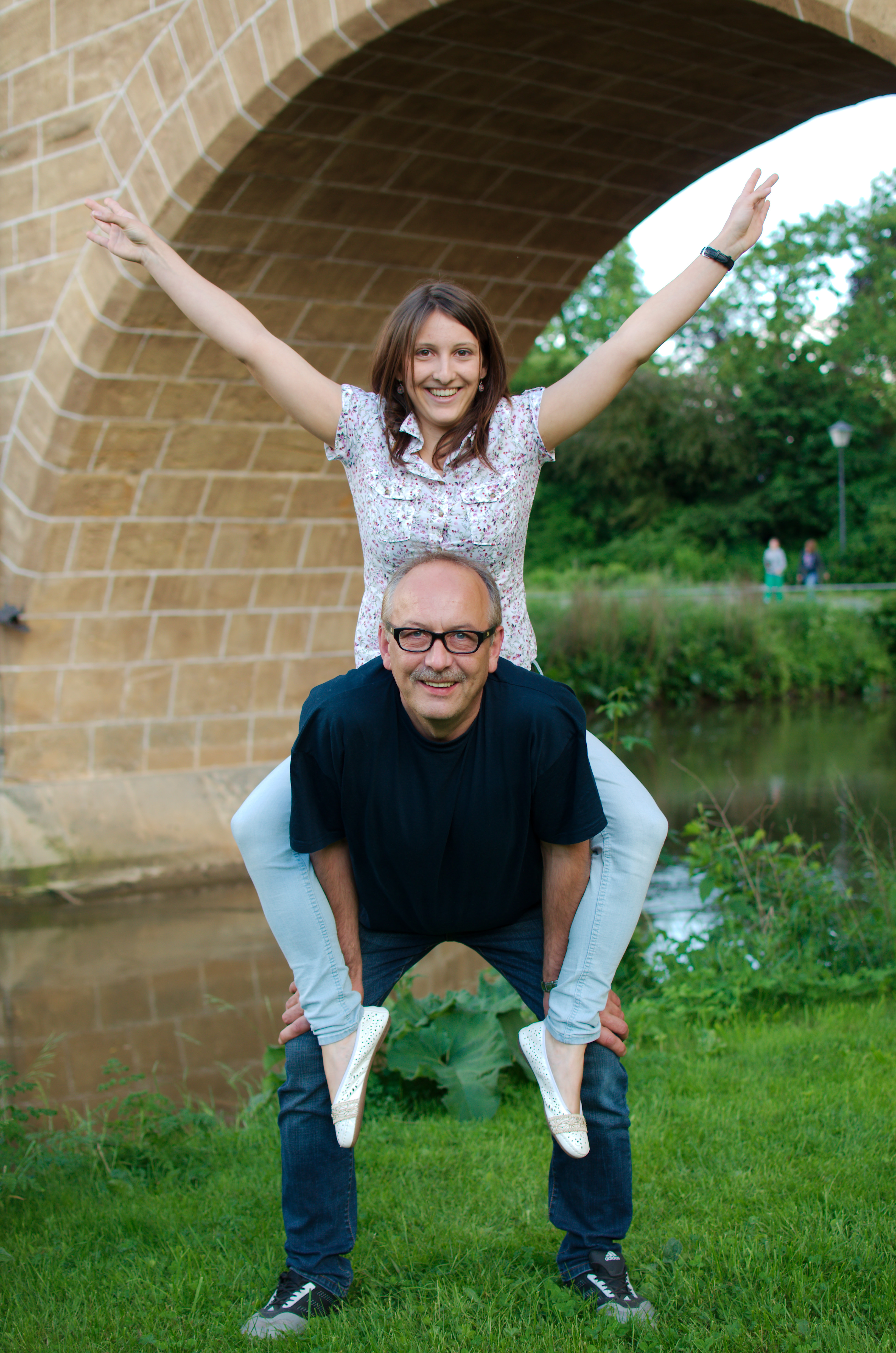 Die Trainer Isabel und Martin